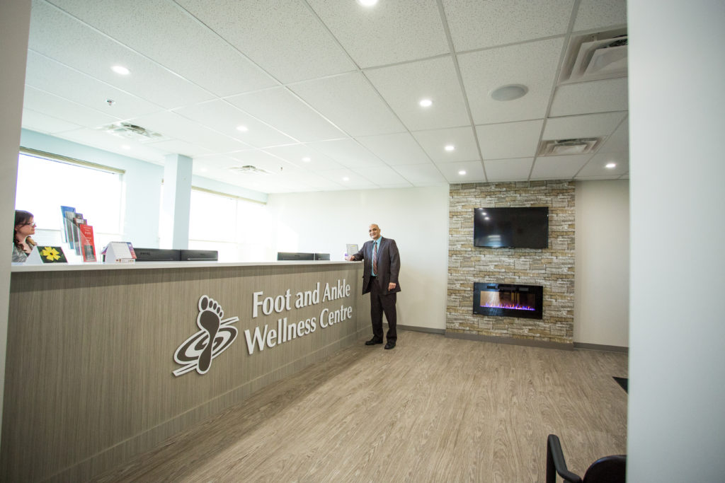 A view inside the Foot and Ankle Wellness Centre.