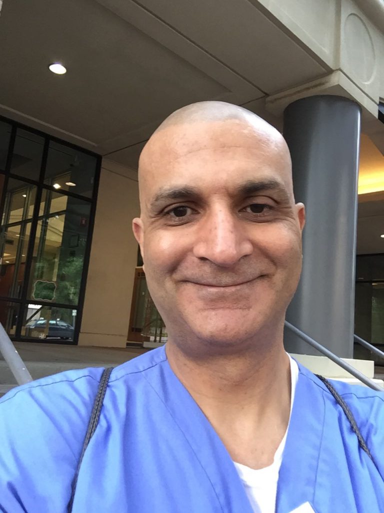 Portrait of Dr. Chaudhry Selfie